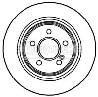 BORG & BECK Тормозной диск BBD4703